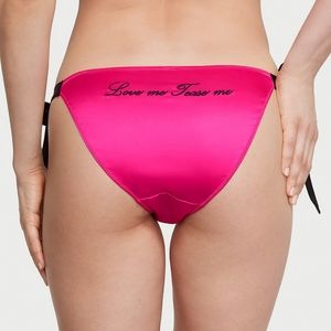 Victoria's Secret VERY SEXY Embroidered Side-Tie Cheeky Panty Lingerie Sleepwear